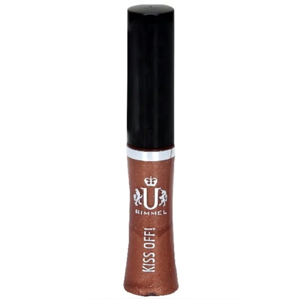 Rimmel Lip Gloss Kiss Off 710 Talk to Me Copper Shimmer .17fl oz 5ml New Sealed